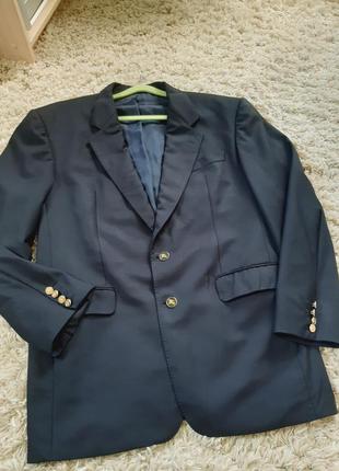 Стильный винтажный шерстяной пиджак от burberry, p. 52-5410 фото