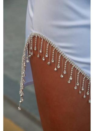 Розкішний вечірній костюм зі спідницею і топом8 фото