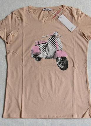 Футболка женская р. s от smile итальялия новая