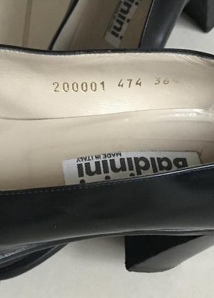 Туфли кожаные демисезонные дорогой бренд италии baldinini размер 36,53 фото