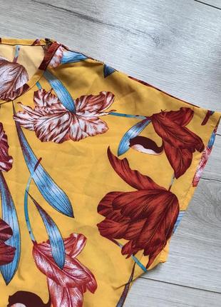 Плаття сарафан коротке з квітковим принтом shein8 фото