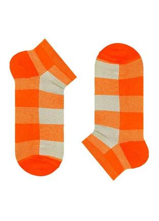 Оранжевые носки в клетку sox