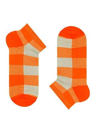 Оранжевые носки в клетку sox