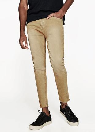 Чоловічі джинси carrot fit bull denim zara man