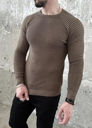Классический мужской свитер6 фото