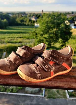 Кожаные ботинки для мальчика