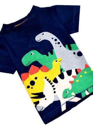 Next класна футболочка з динозавриком та цікавою спинкою3 фото