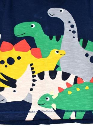 Next класна футболочка з динозавриком та цікавою спинкою4 фото