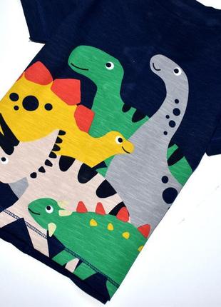 Next класна футболочка з динозавриком та цікавою спинкою9 фото