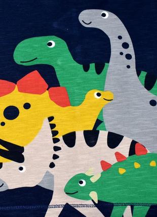 Next класна футболочка з динозавриком та цікавою спинкою5 фото