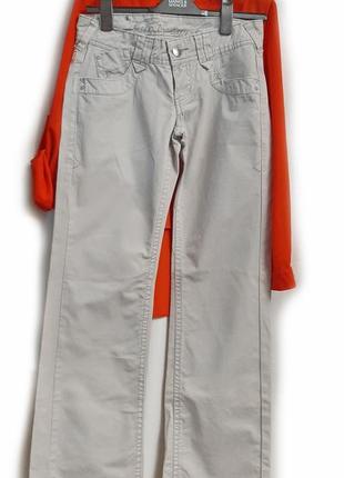 Джинсы серые летние р 28,29,широкие