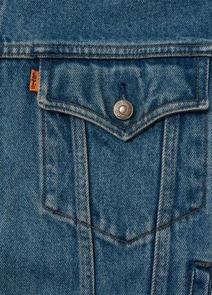 Levis vintage every garment guaranteed orange tab trucker denim jacket чолов ісаак джинсова куртка3 фото