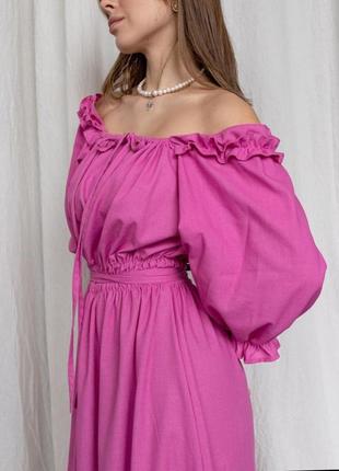 Нереальне лляне плаття .