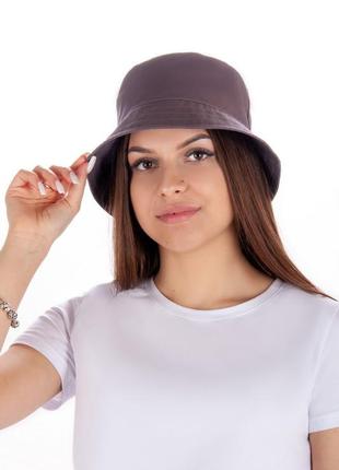 Базовая летняя женская графитовая панама