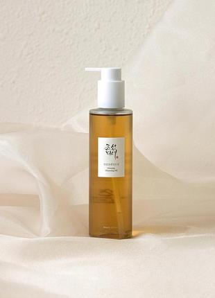 Гідрофільна олія beauty of joseon ginseng cleansing oil на основі женьшеню — 210 мл1 фото