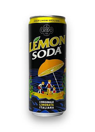 Lemon soda газировка итальянский лемонад, limonata italiana, 330 мл
