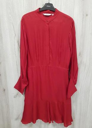 Красное платье с рукавом sale2 фото