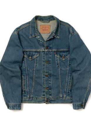 Levis 70503 vintage 90s trucker denim jacket (1992) мужская джинсовая куртка1 фото