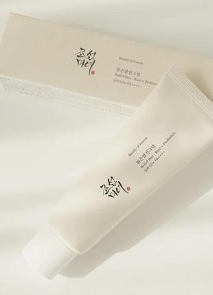 Солнцезащитный крем с пробиотиками beauty of joseon relief sun: rice + probiotics spf50