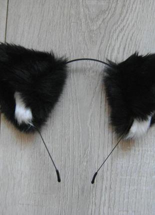 Ушки кошачьи на обруче