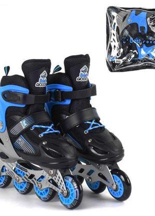 Ролики з підсвіткою "best roller" s, блакитний