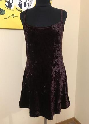 Платье вечернее бархат новое
