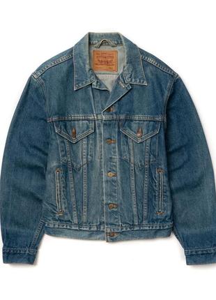 Levis 70516-0216 vintage 90s trucker denim jacket made in Ausa (1997) мужская джинсовая куртка1 фото