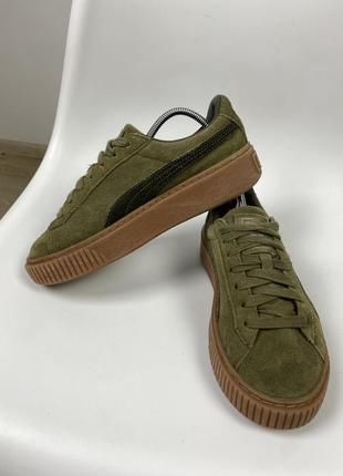 Кроссовки puma suede platform6 фото