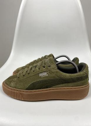 Кросівки puma suede platform3 фото