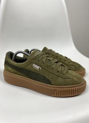 Кроссовки puma suede platform1 фото