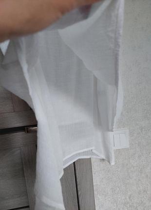 Многослойное лёгкое белое платье миди с района sallos(размер 12-14)6 фото