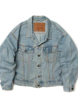 Levis 70598-4834 vintage 90s trucker denim jacket made in ausa (1992) мужская джинсовая куртка1 фото