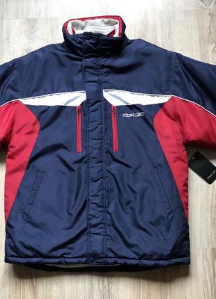 Спортивна чоловіча тепла куртка 2в1 reebok