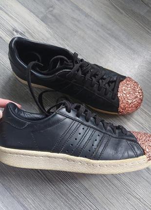 Кожаные кроссовки adidas mauve р.38 кеды