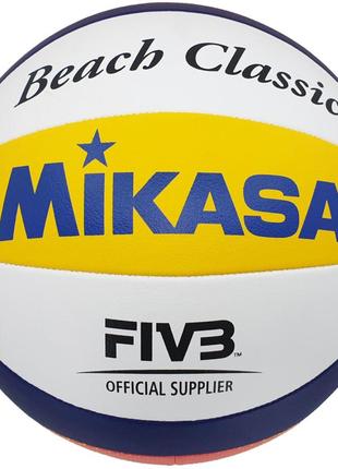 М'яч для пляжного волейболу mikasa beach classic volleyball ball fivb bv551c
