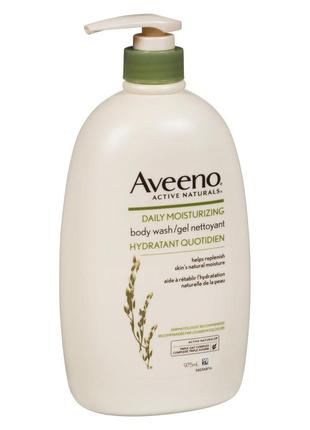 Зволожувальний гель для душу з екстрактом вівса aveeno daily moisturizing body wash dry & sensitive skin 975 мл8 фото