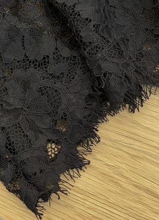 Кружевное черное мини-платье размер xs/s  ⁇  новое платье-комбинация8 фото
