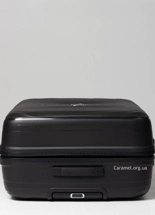Комплект валіз франція ультролегкий поліпропілен 3 шт (l m s) чорний snowball 352039 фото