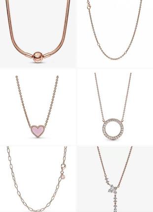 Серебрянное колье пандора серебро 925 pandora