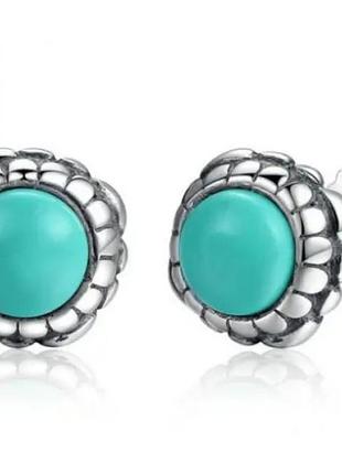 Серебряные серьги пандора серебро 925 pandora