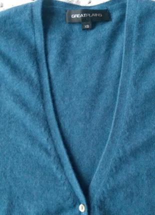 Кофта из ангоры теплый кардиган джемпер ангоровый шерстяной свитер3 фото