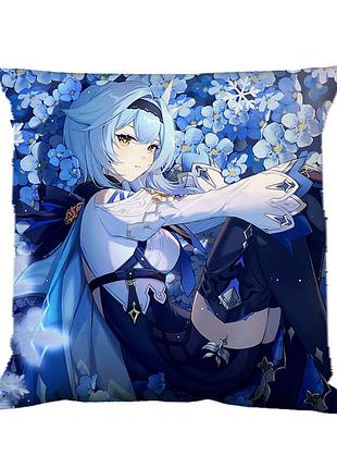 Подушка эола геншин удар genshin impact двухсторонняя 40х40 см (p0734)