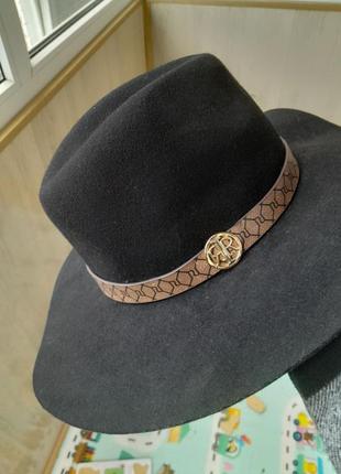 Шляпа шляпка женская фетровая6 фото