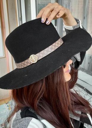 Шляпа шляпка женская фетровая2 фото