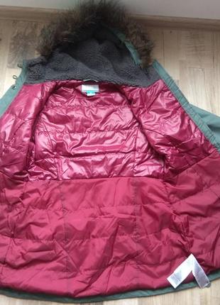 Красивая куртка парка columbia размер s-м7 фото