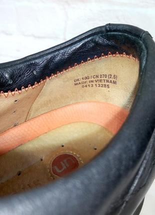 Кожаные добротные туфли clarks structured (англия), размер 10 g (44)6 фото