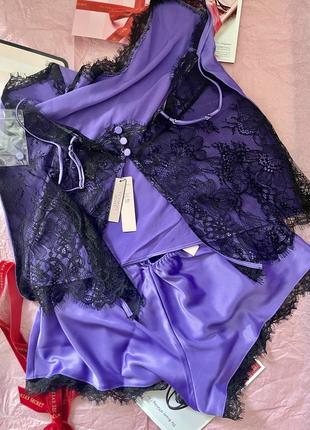 Роскошная сатиновая пижама victoria's secret оригинал премиум коллекция идея для подарка