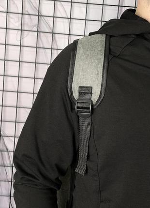 Рюкзак матрас серый меланж puma черный лого8 фото