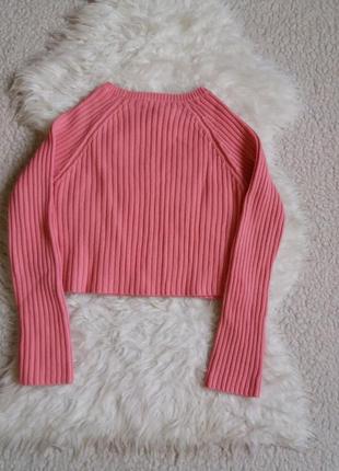 Укороченный свитер в рубчик new look3 фото