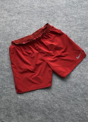 Спортивні шорти nike flex stride 7” running training shorts red